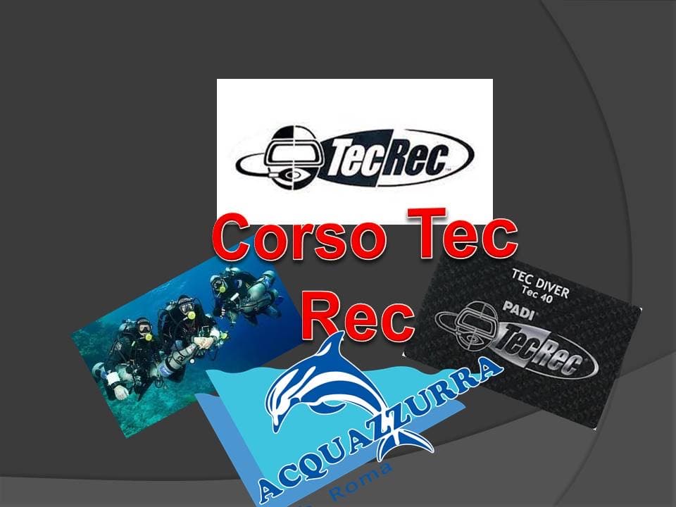 Locandina del corso Tec Rec di Acquazzurra