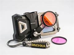 Custodia subacquea Divevolk per smartphone con filtri colorati
